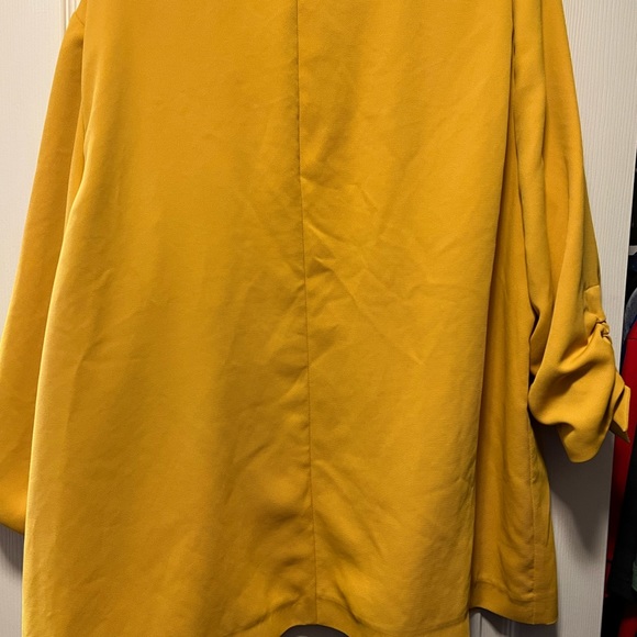 River Island ruched-sleeved boyfriend blazer - Picture 3 of 4